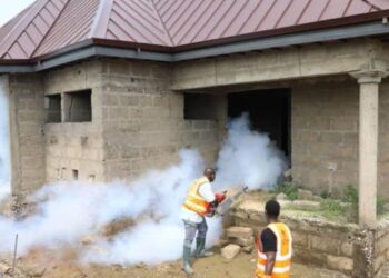 VRA begins fumigation exercise in Mepe as flood waters recede