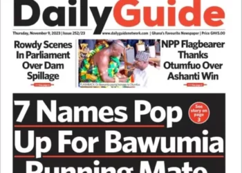 Ghanaian newspaper headlines: Thursday 9th November 2023