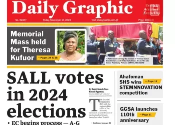 Ghanaian newspaper headlines: Friday 17th November 2023