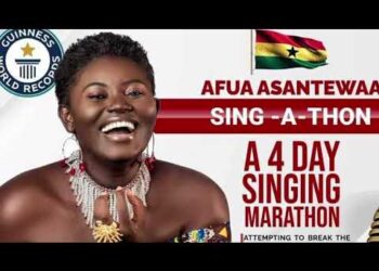 Afua Asantewaa sing-a-thon attempt Guinness world record