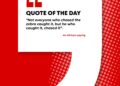 Quote of the Day