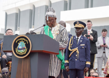 Liberia’s new president fails to end inauguration speech