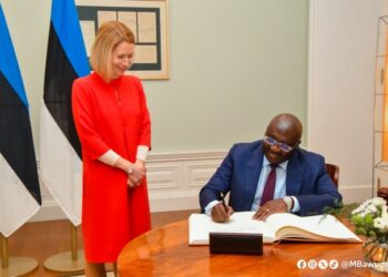 Vice President Dr Bawumia Meets Estonian President