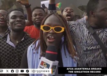 (((LIVE STREAM))) Afua Asantewaa breaks Sing-a-thon record – Guinness world