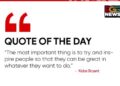 Quote of the Day