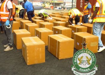 NACOC Intercepts massive haul of Tramadol tablets at Tema Port