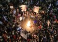 Tens of thousands of Israelis rally in Tel Aviv demanding Gaza hostage deal