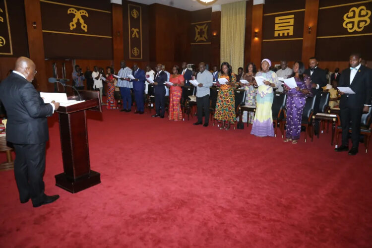 President Swears In New Ministers