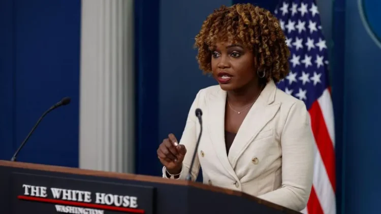 White House press secretary Karine Jean-Pierre