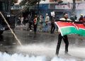 Five killed and parliament ablaze in Kenya tax protests