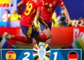 In a thrilling quarterfinal clash at MHP Arena in Stuttgart, Spain triumphed over Germany with a 2-1 victory, securing their place in the semi-finals of Euro 2024. in Extra Time to Secure Semi-final Spot