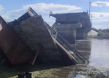 Ukraine incursion destroys key Russian bridge