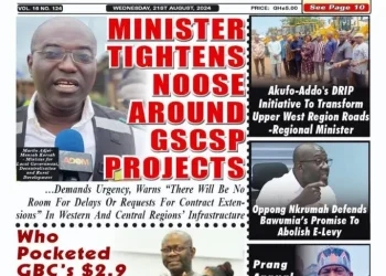 Ghana Newspaper Headlines Wednesday, 21st August, 2024