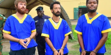 Three Americans jailed over failed DR Congo coup returned home